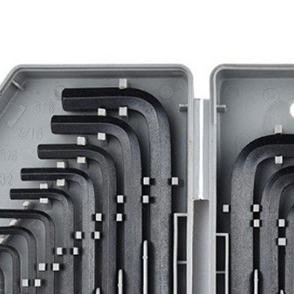 30 Stück Sechskantschlüssel Lang Kurzarm Kohlenstoffstahl Schlüssel Werkzeugsatz für Wartung Reparatur