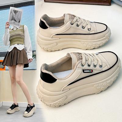 Dad Shoes Women's Spring New Versatile Student Platform Sneakers Women's Casual Shoes Women's Breathable Shoes