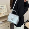 Glossy Handbag Small Square Bag Crossbody Shoulder Women's Bag