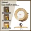 Koopala LED Sconces, Wall Mounted Lamps with Rechargeable Battery Operated USB Port 3 Color Temperatures & 3 Brightness Levels 360°Rotate Magnetic