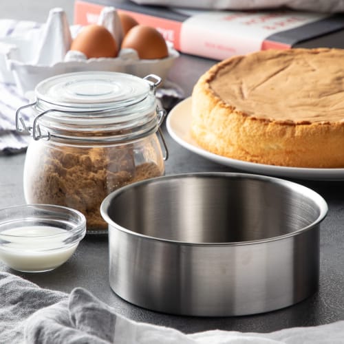 Endo Shoji Commercial Cheesecake Decorating Pan, 15cm, Shallow, 18-8 Stainless Steel, WDK01015