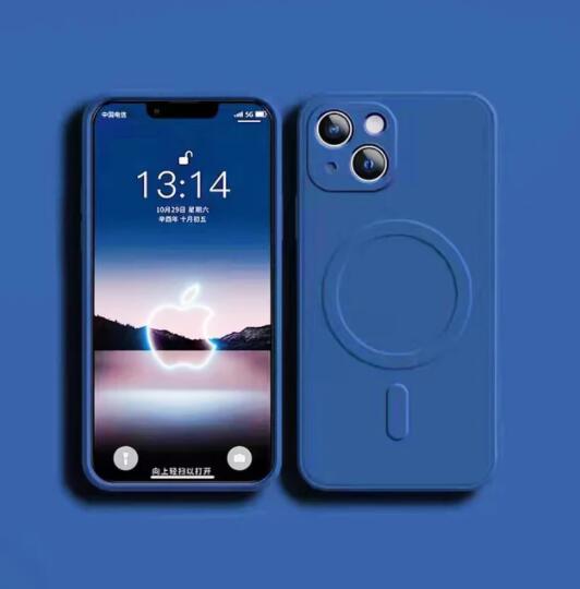 

Оригинальный чехол из жидкого силикона для iPhone 17 16 15 14 13 12 11 Pro Max Mini Plus 16e Для Magsafe Магнитная Беспроводная Зарядка Чехол For iphone15Plus