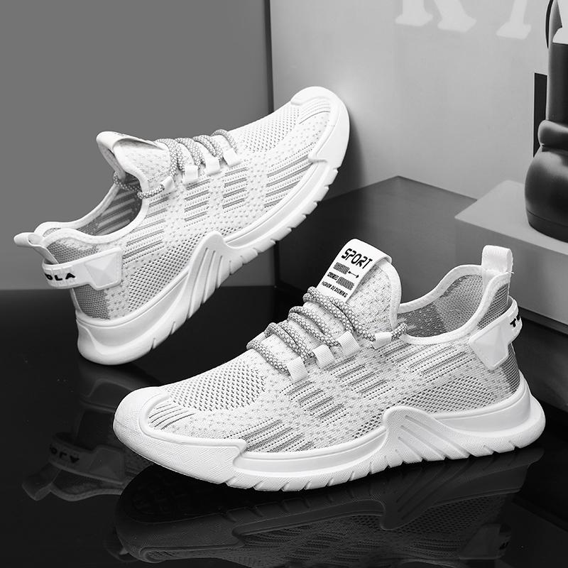 Fashion Men's Sports Shoes - Black Mesh Upper Grey Running Shoes, Barefoot Shoes Thick Bottom Cowboy Boots Modern Minimalist Style 2025