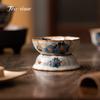 Ru Kiln Tea Strainer Aesthetic Tea Sieve Ceramic Leaf Filter Gracked Can Nurture Stainer Accessories Mate Teapot Infuser Tool