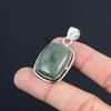 Polychrome Jasper Gemstone Artisan Birthday Pendant Jewelry 925 Sterling Silver