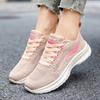 Fly-knit shoes autumn new comfortable and breathable casual shoes mesh low-top color-blocking sports shoes