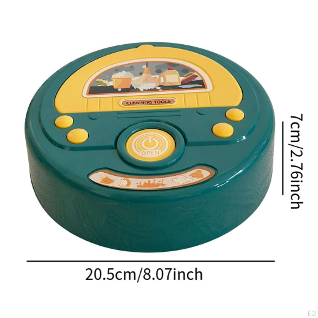 Kids Floor Sweep Toy Robot,Pretend Play,Cartoon,Kids Vacuum Cleaner Mini Cleaning Robot