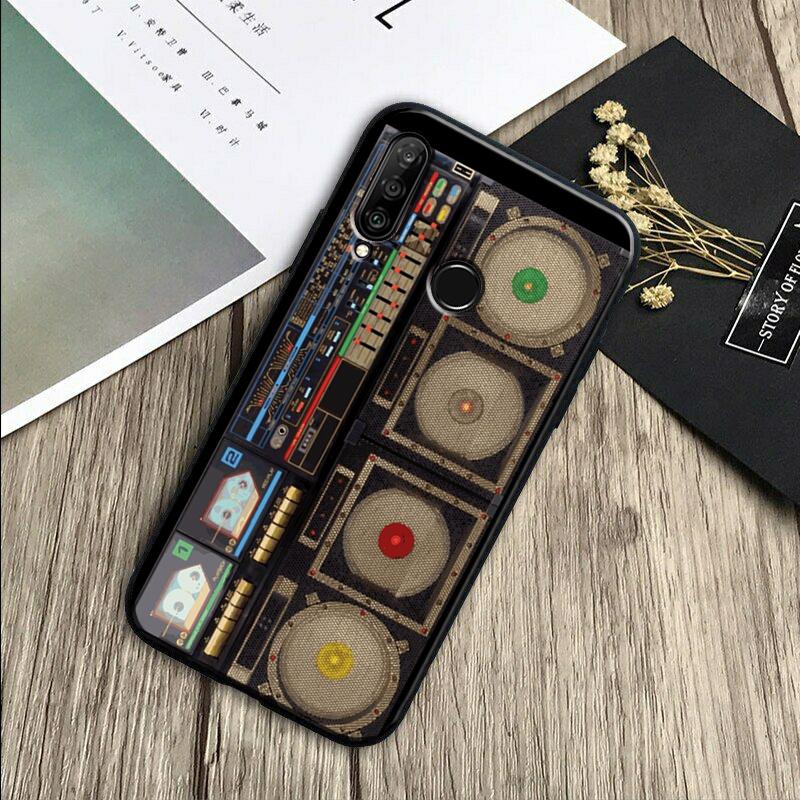 

Retro Black Boombox For Huawei Nova 11 Pro 12i 3i 7i 8i 9 10 SE Y60 Y61 Y70 Y72 Y73 Y90 Y91 P20 P30 P40 Lite Case Huawei Nova Y91
