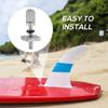 3 adet/6 adet Sörf Tahtası Fin Vidası M4 Sörf Fin Cıvataları Longboard Sürgülü Fin Vidaları Tek Fin Çiviler