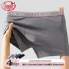 Langsha Men's Pure Cotton Antibacterial Boxer Briefs 4-Pack