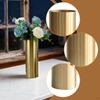 Metallzylinder-Vase Hoch Dekorativ für Schlafzimmer-Ecke Tischmitte Esstisch Festlich Blume