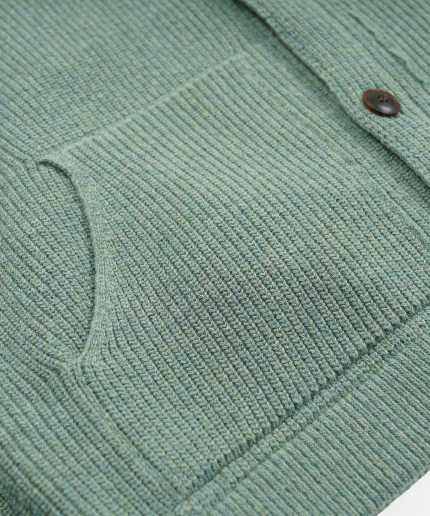 Frizmworks Ultra Heavyweight Collar Cardigan _ Jade Green