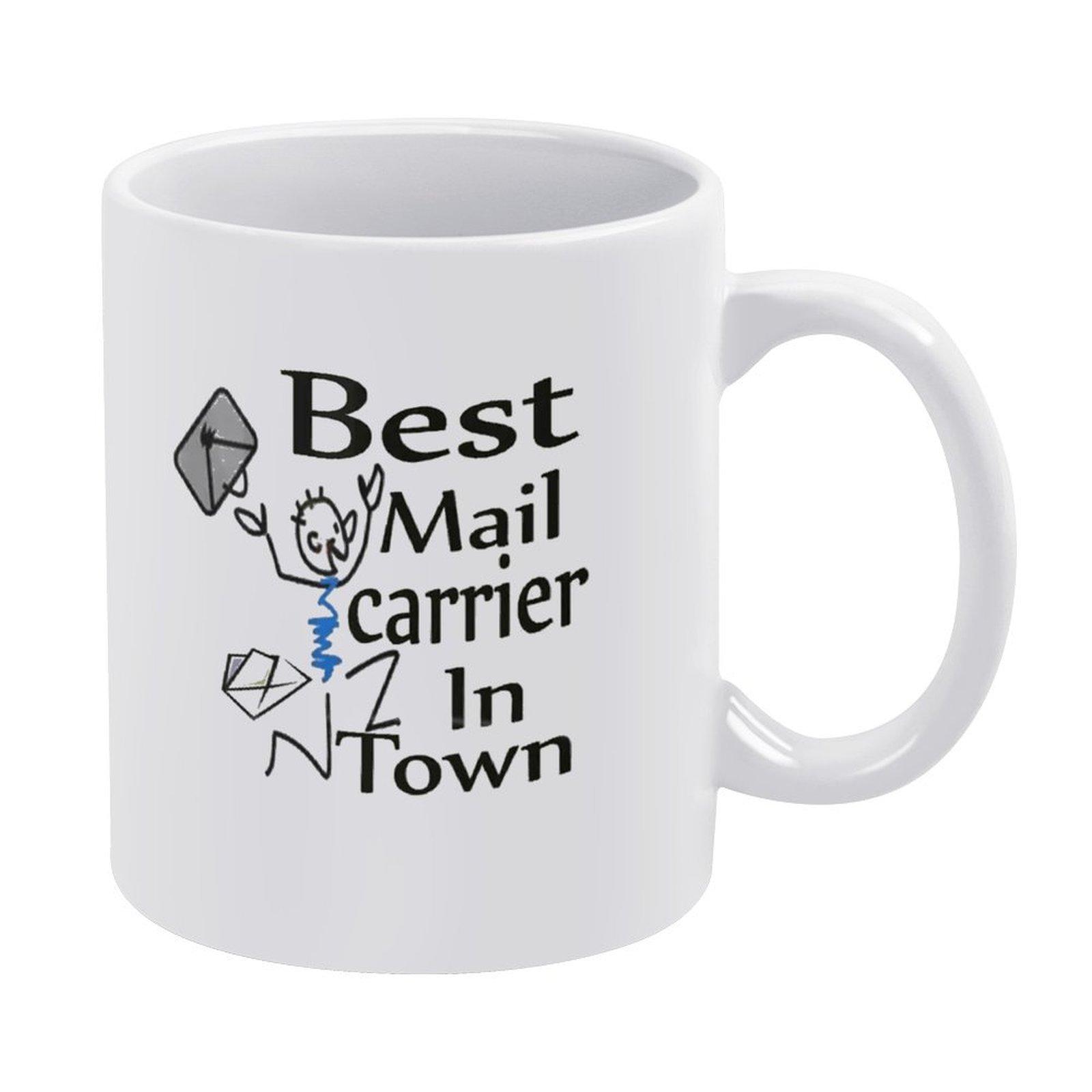 

1 шт. 11 унций белая керамическая кофейная кружка, двусторонняя печать с юмором, гладкое глянцевое покрытие, прочная ручка, отличная чашка на каждый день белый