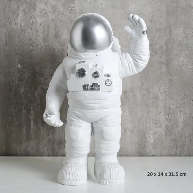 Modern Astronaut Miniatures Figurine, Resin Craft, Home Garden Fashion, Tabletop Furnishing, Articles, Wedding Decor