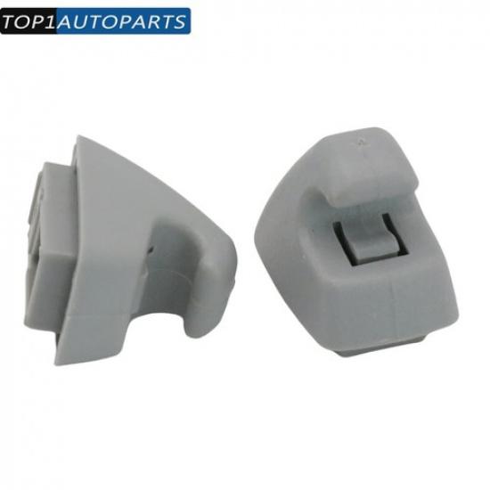2pcs Grey For Chevrolet Buick 95994976 95994975 Sun Visor Support Clip Retainer