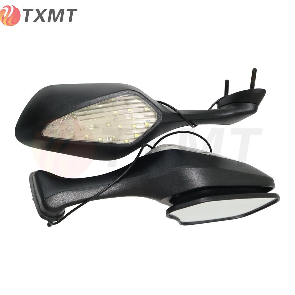 Enhanced LED Rearview Mirrors for Honda CBR1000RR 08-16 - Foldable Reflectors