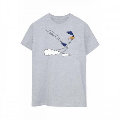 Womens/Ladies Road Runner Running Cotton Boyfriend T-Shirt