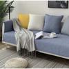 Nordic Simple Modern Solid Color Fabric Craft Four Seasons Universal Non-Slip Sofa Cushion Cushion Autumn and Winter