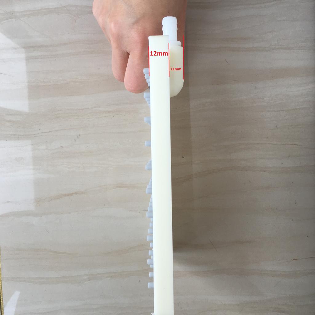 MTTUZK ABS Rectangular 140*178mm Shower intubation type interface Shower head 6 X 10 holes Top Spray Shower Head Accessorie