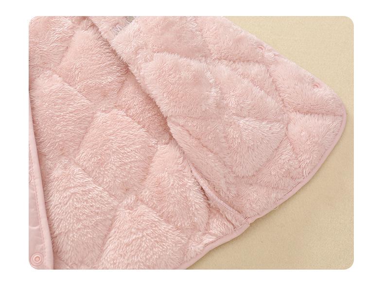 Children's Fleece-Lined Winter Vest: Warm & Thickened for Boys and Girls, Infant Class A
