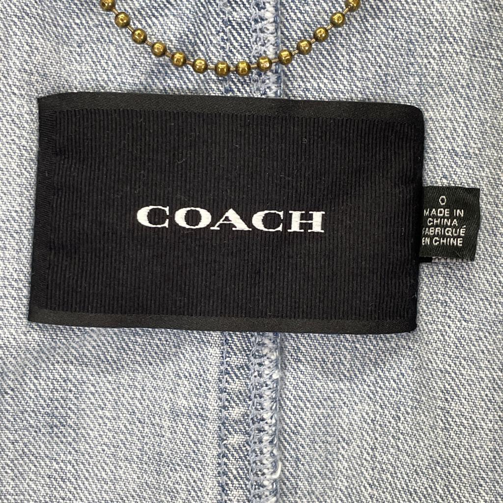 Coach Indigo Denim Tulip Trench Coat Coat 0 IndigoUsed