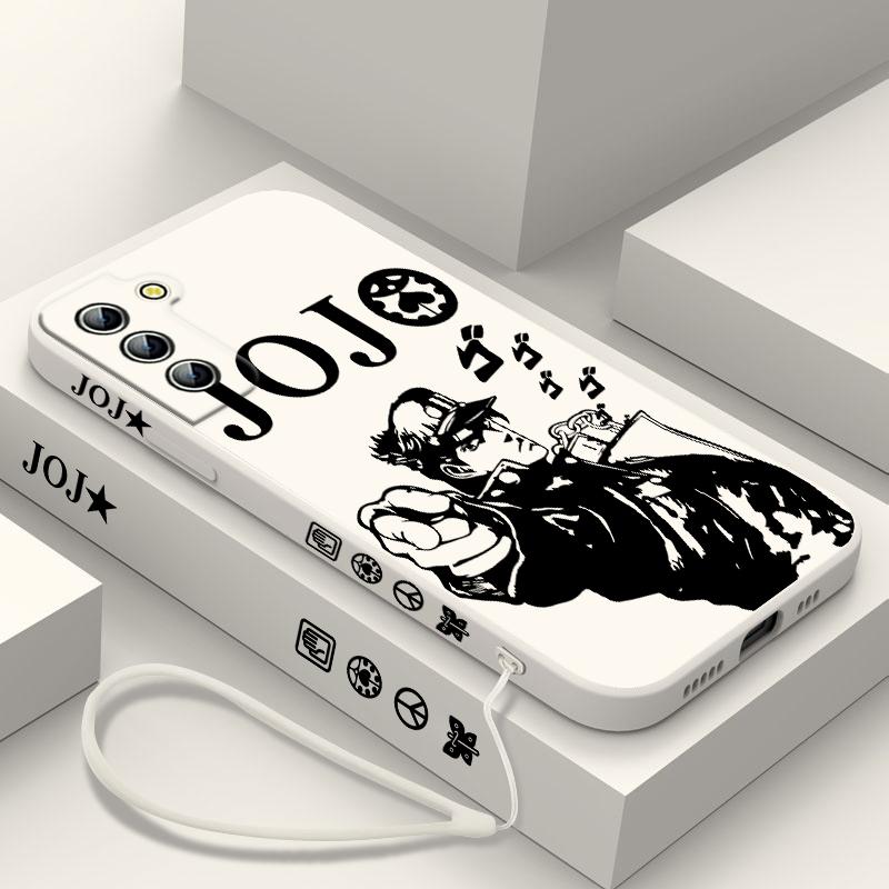 

Чехол для телефона «Невероятные приключения ДжоДжо» для Samsung Galaxy S23 S22 S21 S20 Pro FE Note 20 Plus, ультражидкий чехол с левой веревкой Note 20 Ultra5G