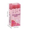 Pink Girly Cherry Blossom Erasers, Creative Low-Debris No-Residue Sandwich Erasers, Elementary Student Stationery Gift Erasers