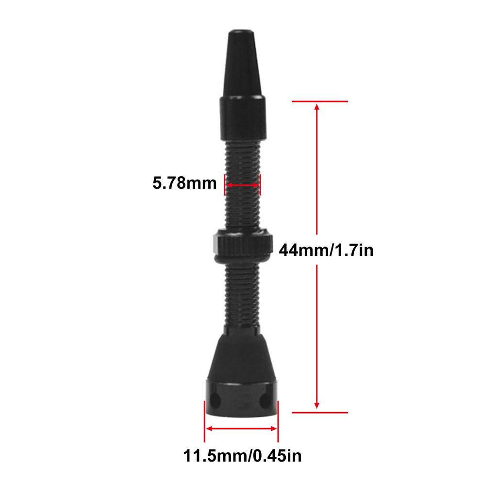 2 ks Hliníková slitina Dřík Presta ventilu jízdního kola Dříky vakuových ventilů jízdního kola pro horská kola Silniční kolo