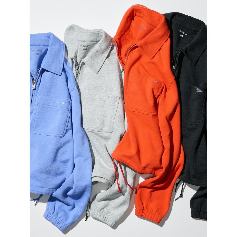 Uniqlo Japan Sweat Half Zip Shirt