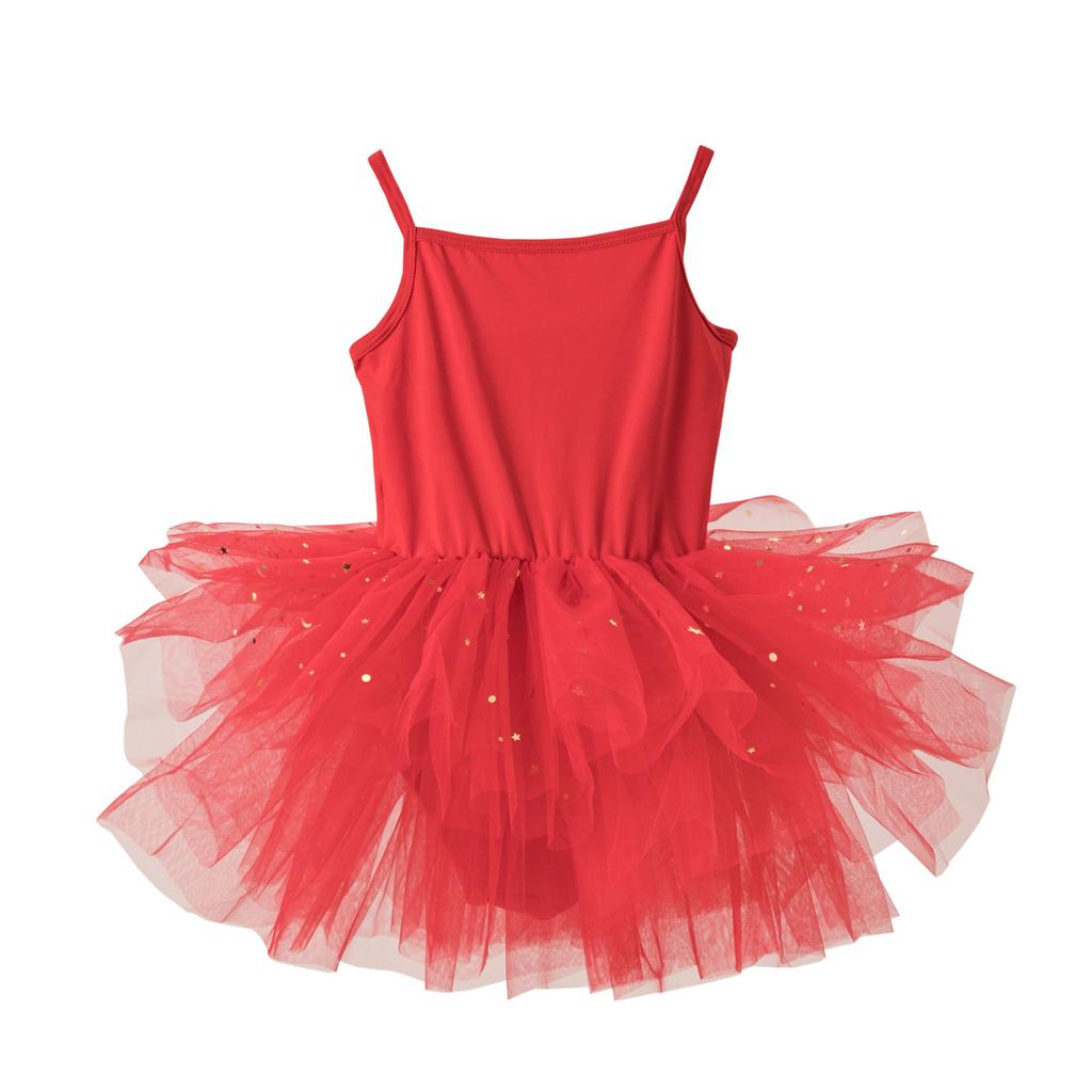 Girls Dress Sleeveless Leotard for Toddlers