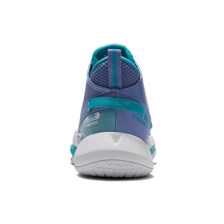 Li Ning Air Strike 8 V2 Tlumení Odraz Tlumení Odraz Střední kotník Výkonnostní basketbalové boty Pánské Fialové ABPS001-4