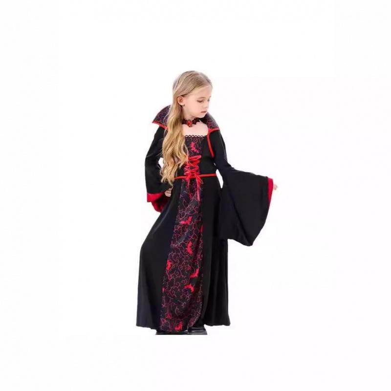 Children’s Halloween Witch & Vampire Costume for Cosplay & Stage Performance