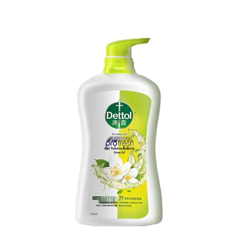 

Dettol Refreshing Moisturizing Shower Gel, Jasmine & Green Tea, 650g