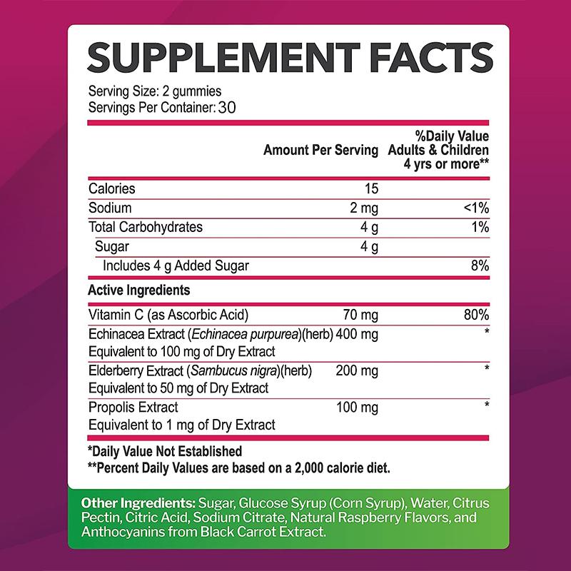 Xemenry - Elderberry & Vitamin C Gummies - Immune Health