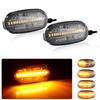 2PCS LED Turn Signal Lamps Side Marker Blinker Lights For Mitsubishi Triton/L200 2005-2015 Pajero Montero Sport Nativa 2008-2016 Dome Lights 6