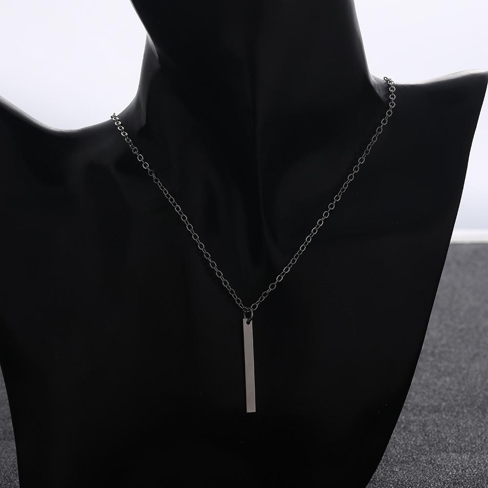 Promotional Simple Necklace, Personalized Slender Pendant Necklace Alloy Necklace