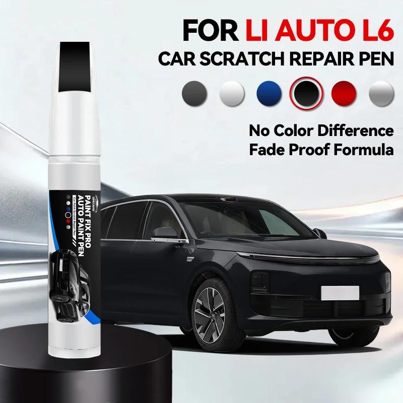 Vehicle Dedicated Exclusive For LI AUTO L6 1990-2026 Paint Repair Pen Touch Up Scratch Remover DIY Auto Accessories Black White