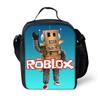 Trendige Roblox Lunchtasche für Schüler und Büroangestellte Oxford-Stoff Umhängetasche
