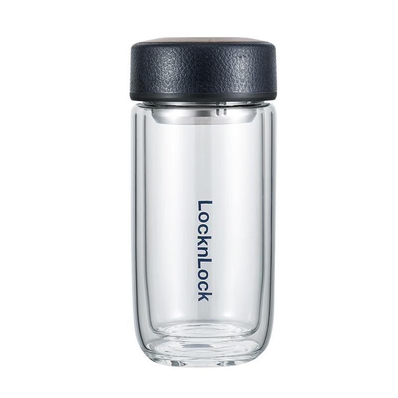 LocknLock Double-Walled Glass Tea Infuser Tumbler