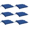 Pallet Cushions 6 Pcs Blue 50x50x7 Cm Oxford Fabric