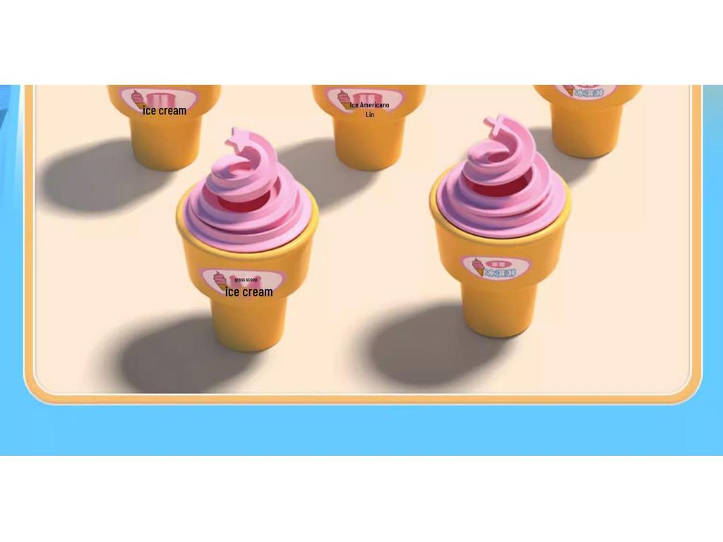 Kids' Ice Cream Clay Popsicle Play Set for Girls Ages 3-6