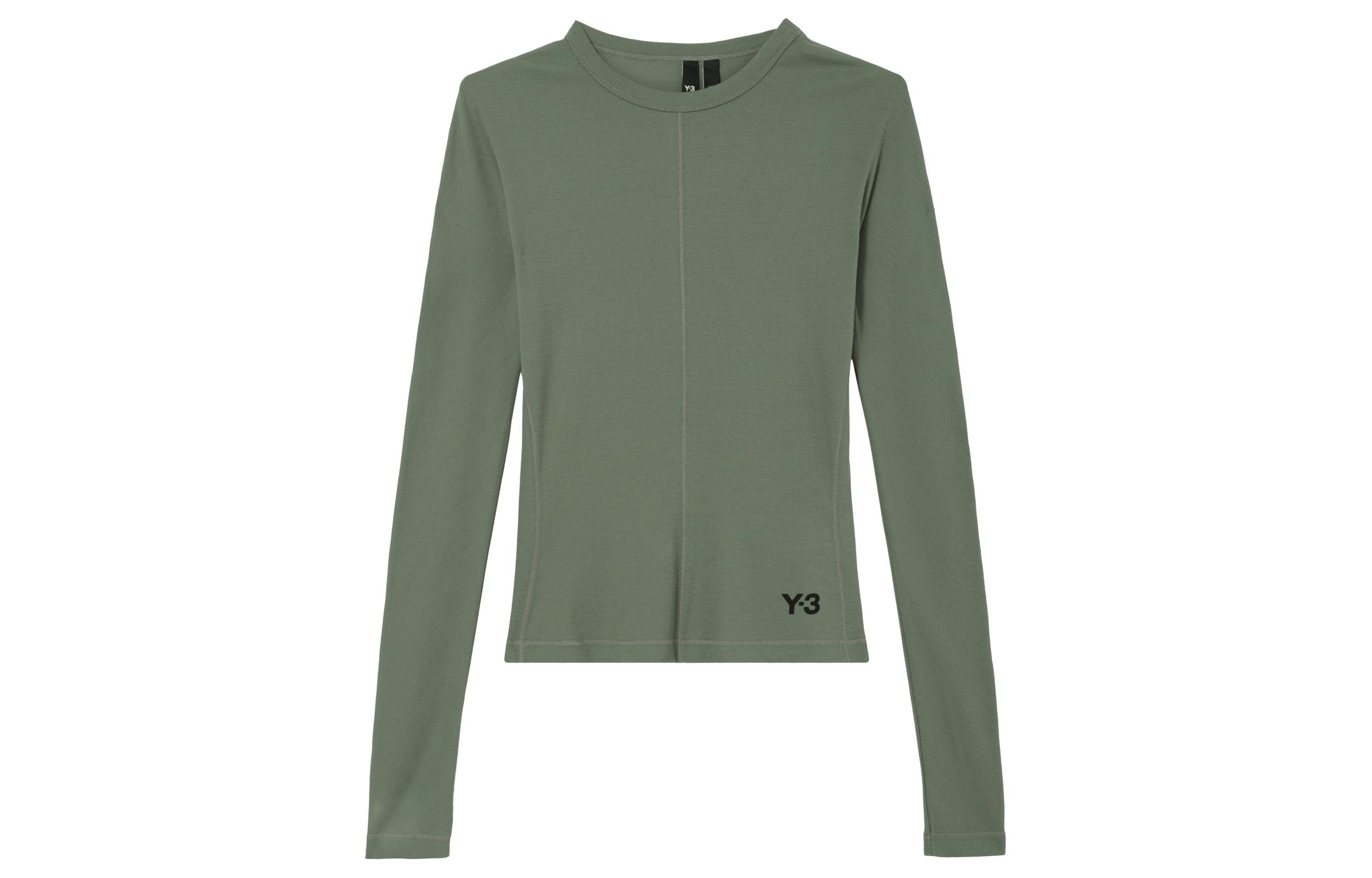 Adidas T Shirt Women s Gray Stone Green IP7683 XS
