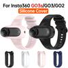 Silikonový náramek na ruku/zápěstí Nastavitelný náhradní řemínek na zápěstí Držák kamery proti pádu pro Insta360 GO3S/GO3/GO2 Silikonový kryt