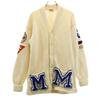 HONOR MADE 50s Vintage Lettered Long Sleeve V-neck Letter Knit Cardigan Men's Used