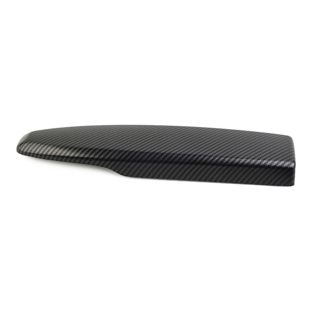 2 stk ABS Karbonfiber-look Bil Midtkonsoll Armleneboks Paneldeksel For Benz C W204 E W212