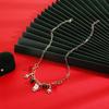 Christmas Tree Double Layer Christmas Necklace Cartoon Cartoon Pendant Bracelet  Decoration
