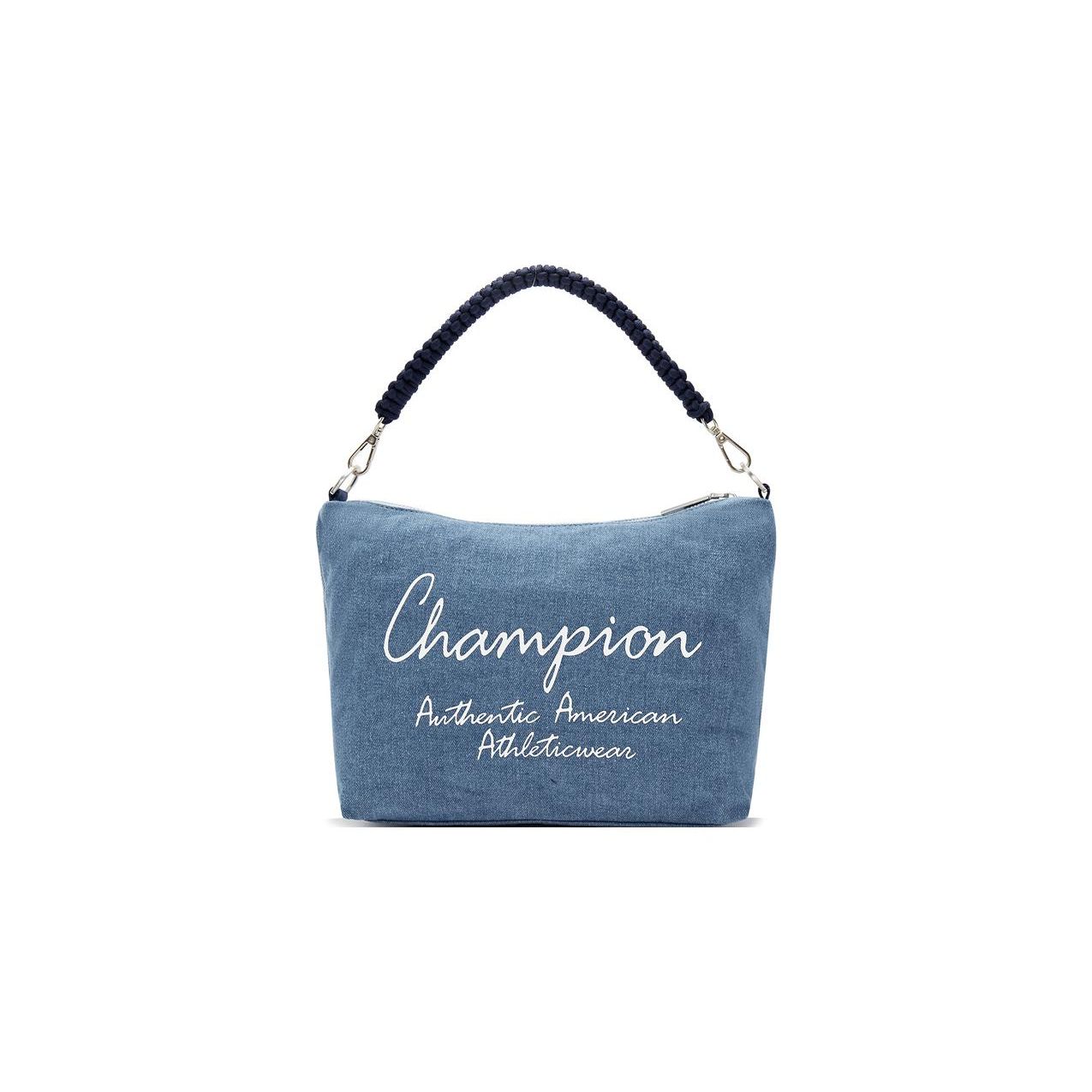 

Champion Color Block Reversible Embroidered Logo Trendy Text Print Fabric Shoulder Bag Unisex Shoulder Bag Khaki Light-Blue Black U3CACPU17 Khaki