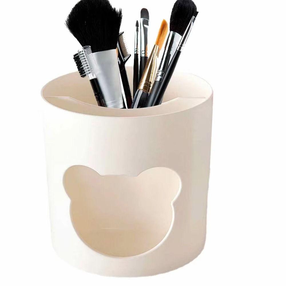 Large Capacity Pencil Cup Pot Cute Desktop Storage Organizer Plastic Desk Pen Holder  Home