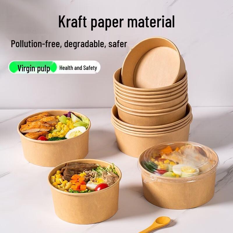Disposable Kraft Paper Food Containers
