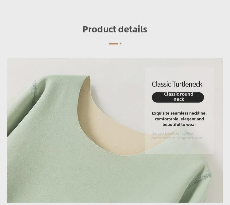 Seamless Maternity Warm Autumn Top with Velvet, Nursing-Friendly, Long-Sleeve (2003).